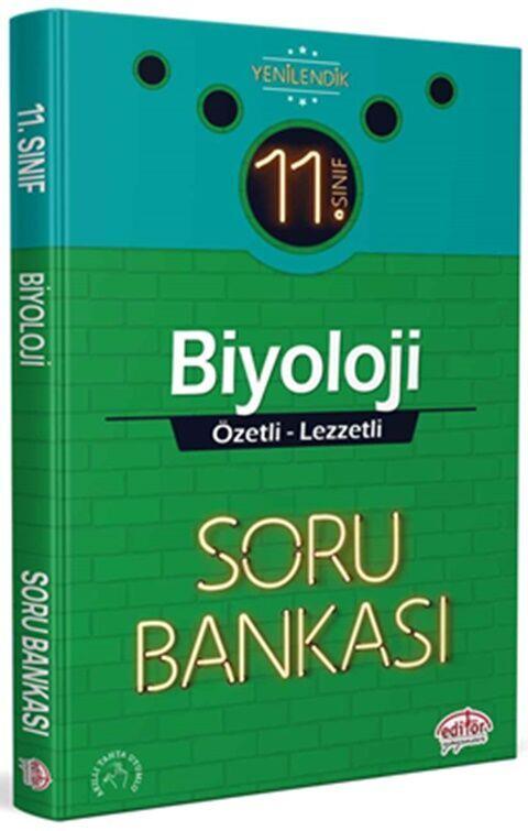 Editör Yayınları 11. Sınıf Biyoloji Özetli Lezzetli Soru Bankası