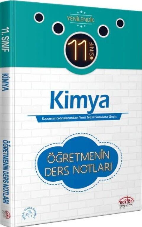 Editör Yayınları 11. Sınıf Kimya Öğretmenin Ders Notları