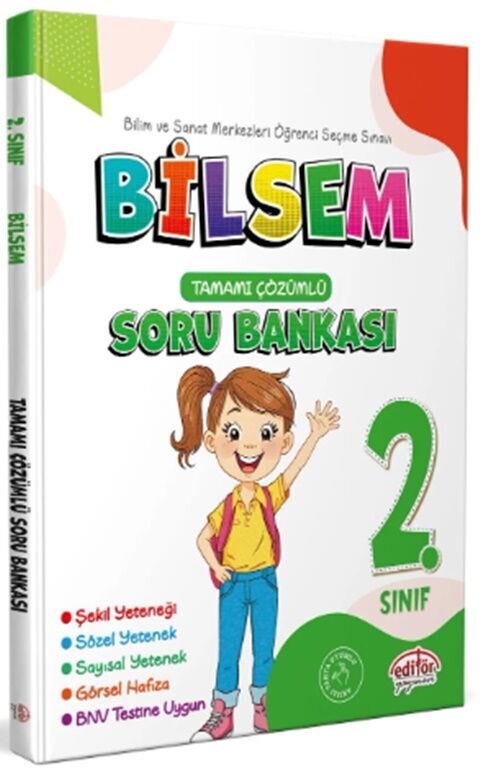Editör Yayınları 2. Sınıf Bilsem Tamamı Çözümlü Soru Bankası