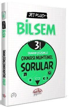 Editör Yayınları 3. Sınıf BİLSEM Hazırlık Jet Plus Çıkması Muhtemel Sorular