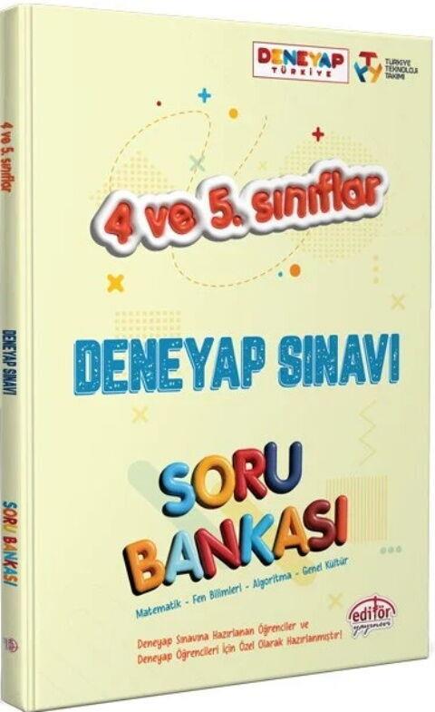 Editör Yayınları 4. ve 5. Sınıf Deneyap Soru Bankası