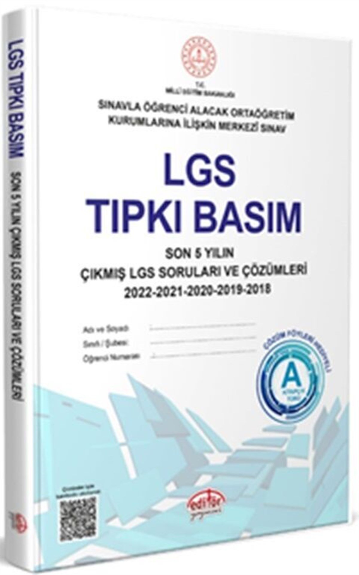Editör Yayınları 8. Sınıf LGS Tıpkı Basım Çıkmış Sorular ve Çözümleri