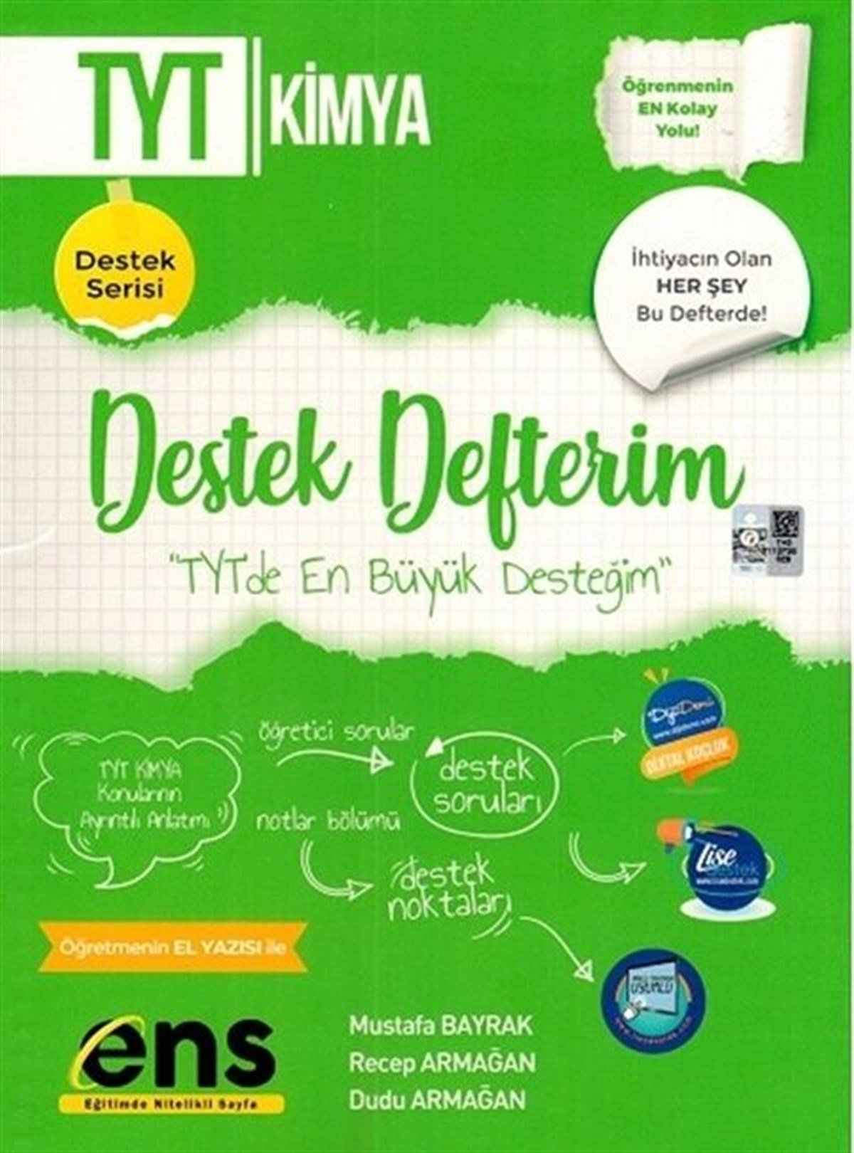 ENS Yayıncılık TYT Kimya Destek Defterim