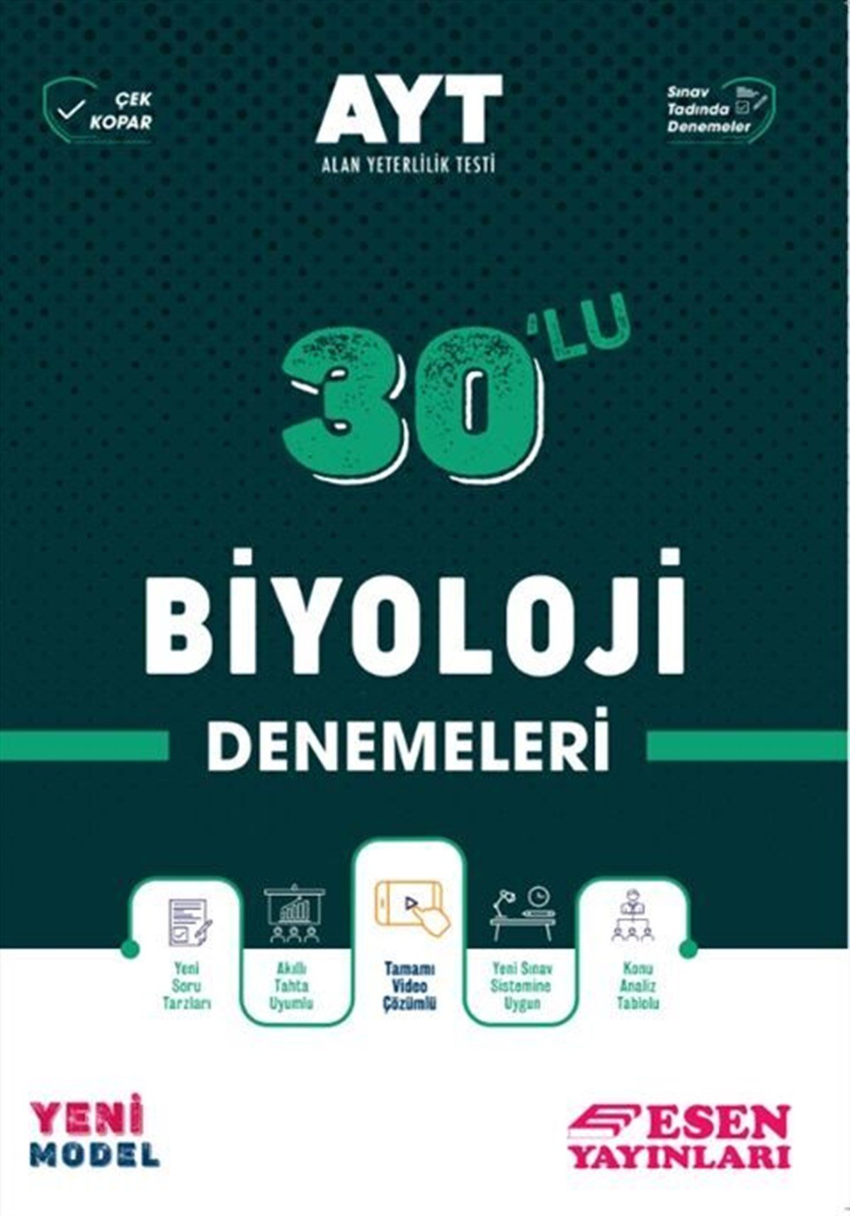 Esen Yayınları AYT Biyoloji 30 lu Deneme