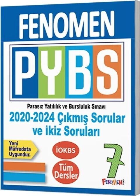 Fenomen Okul Yayınları 7. Sınıf PYBS 2020 2024 Çıkmış Sorular ve İkiz Soruları