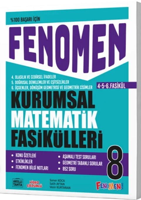 Fenomen Okul Yayınları 8. Sınıf Matematik Kurumsal Fasikülleri 1-2-3