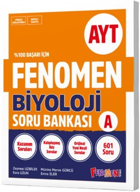 Fenomen Okul Yayınları AYT VAF Biyoloji A Soru Bankası