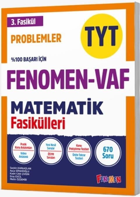Fenomen Okul Yayınları TYT VAF Matematik Problemler Fasikülleri