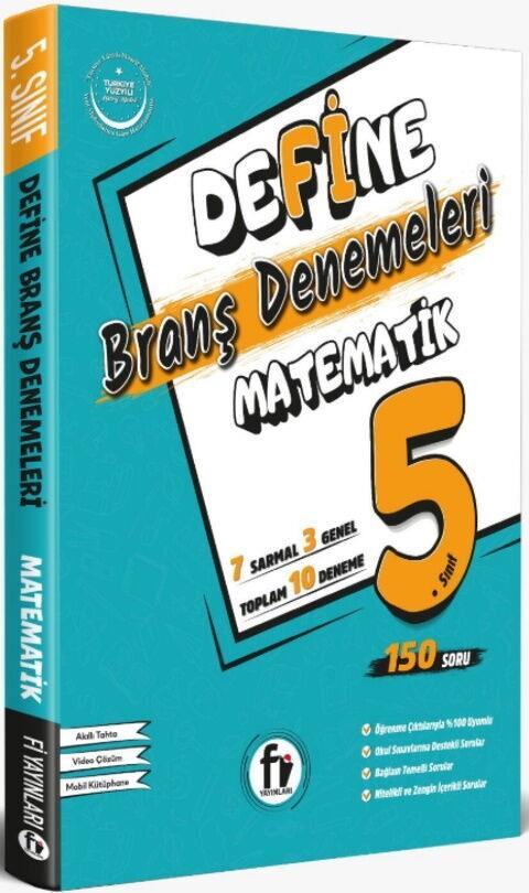 Fi Yayınları 5. Sınıf Matematik Define Branş Denemeleri