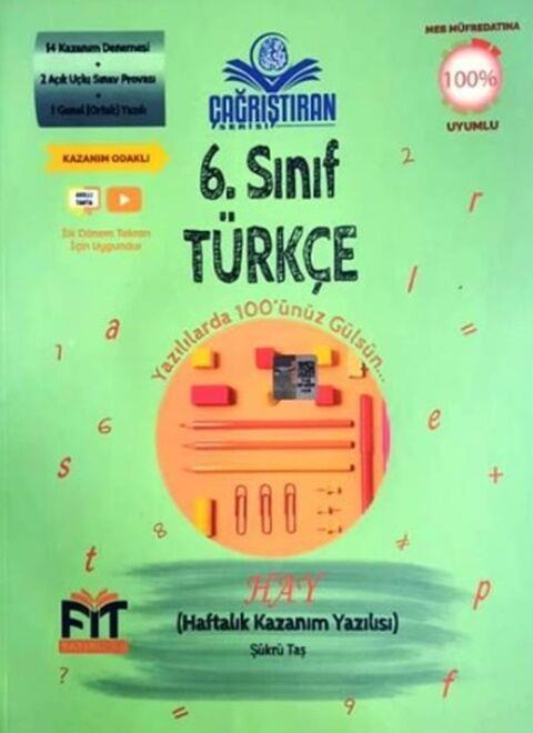 Fit Yayınları 6. Sınıf Türkçe Haftalık Kazanım Yazılısı