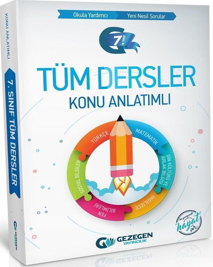 Gezegen Yayınları 7. Sınıf Tüm Dersler Konu Anlatımlı