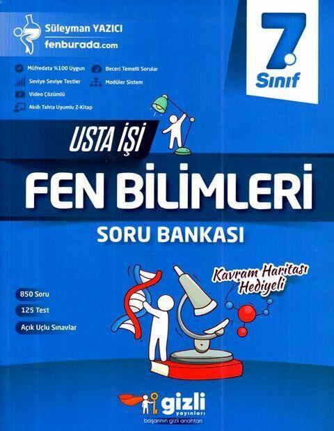 Gizli Yayınları 7. Sınıf Fen Bilimleri Usta İşi Soru Bankası