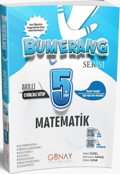 Günay Yayınları 5. Sınıf Matematik Bumerang Etkinlikli Akıllı Defter Kitap