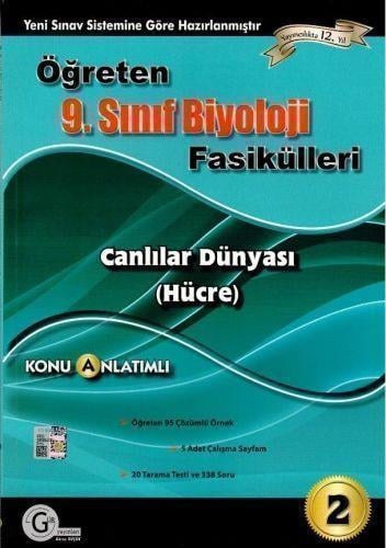 Gür Yayınları 9 Sınıf Biyoloji Fasikülleri Canlılar Dünyası Hücre