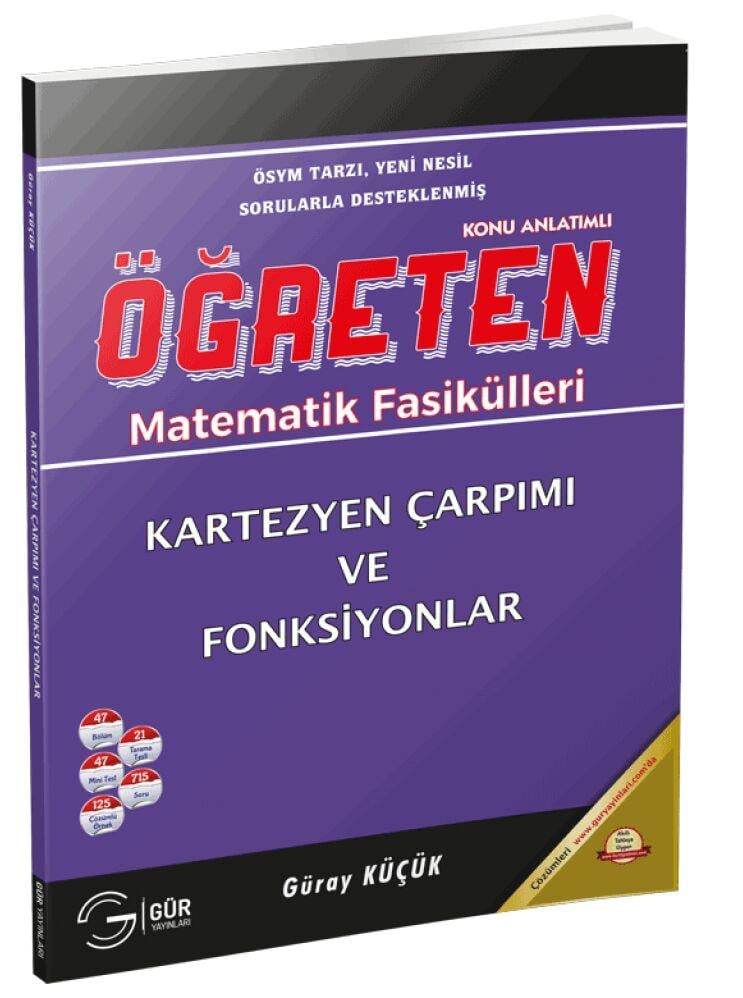 Gür Yayınları Kartezyen Bağıntı ve Fonksiyonlar