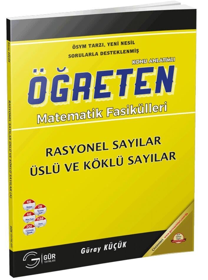 Gür Yayınları Rasyonel Sayılar Üslü ve Köklü Sayılar