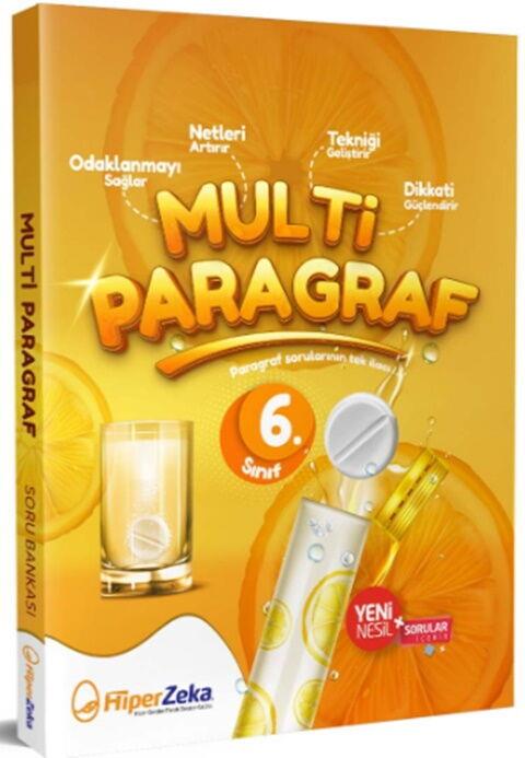 Hiper Zeka Yayınları 6. Sınıf Paragraf Multi Soru Bankası