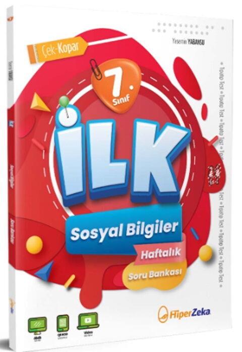 Hiper Zeka Yayınları 7. Sınıf İlk Sosyal Bilgiler Haftalık Soru Bankası