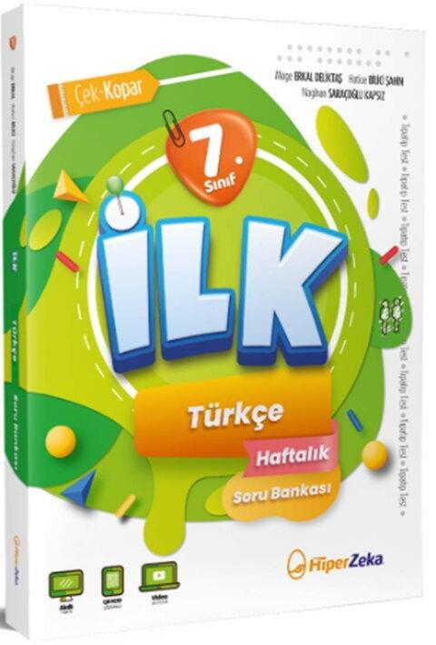 Hiper Zeka Yayınları 7. Sınıf İlk Türkçe Haftalık Soru Bankası