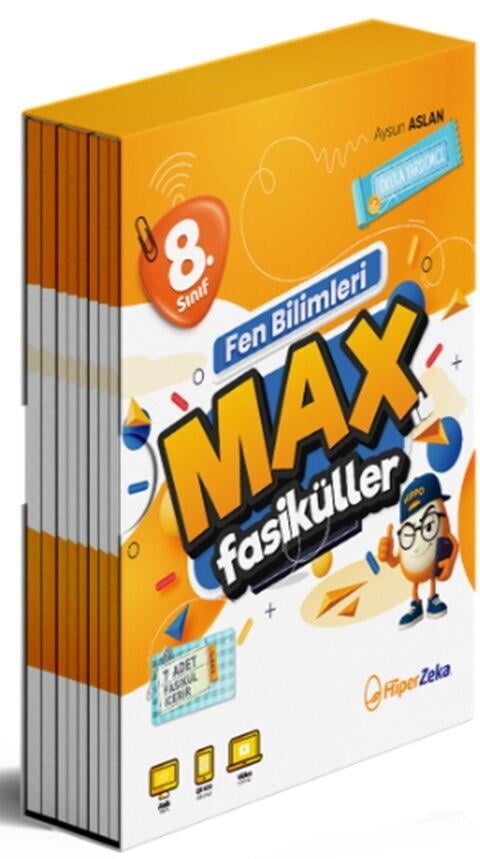 Hiper Zeka Yayınları 8. Sınıf Fen Bilimleri MAX Fasikülleri