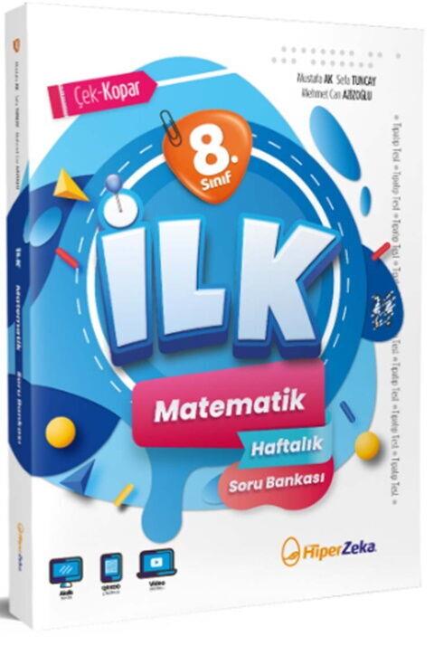 Hiper Zeka Yayınları 8. Sınıf İlk Matematik Haftalık Soru Bankası