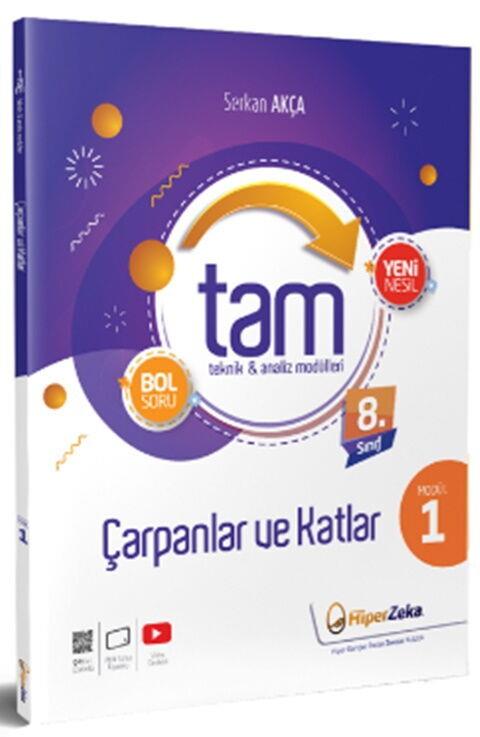 Hiper Zeka Yayınları 8. Sınıf Tam Matematik 1- Çarpanlar ve Katlar