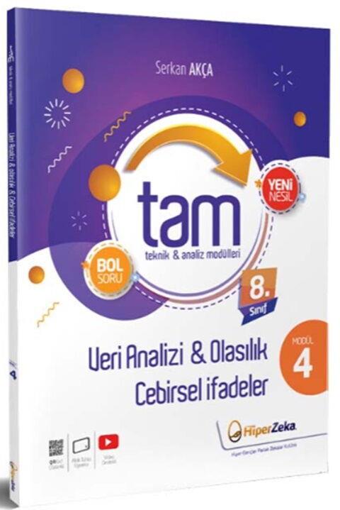 Hiper Zeka Yayınları 8. Sınıf Tam Matematik 4 - Veri Analizi ve Olasılık