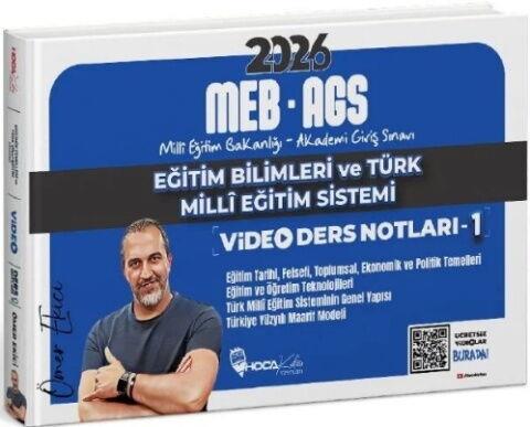 Hoca Kafası 2026 MEB AGS Eğitim Bilimleri ve Türk Milli Eğitim Sistemi Video Ders Notları 1