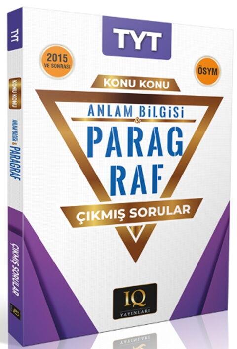 IQ Yayınları TYT ÖSYM Paragraf Çıkmış Sorular 2015-2024