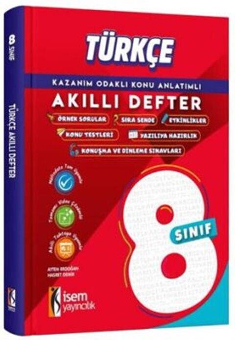 İsem Yayınları 8. Sınıf Türkçe Akıllı Defter