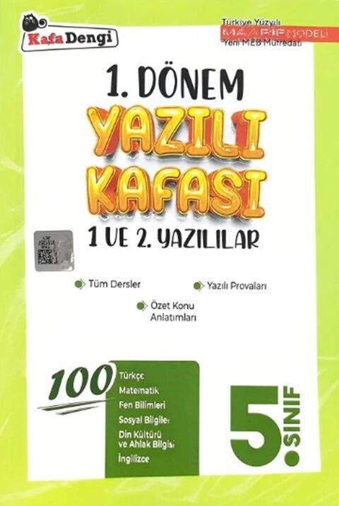Kafa Dengi Yayınları 5. Sınıf 1. Dönem Yazılı Kafası