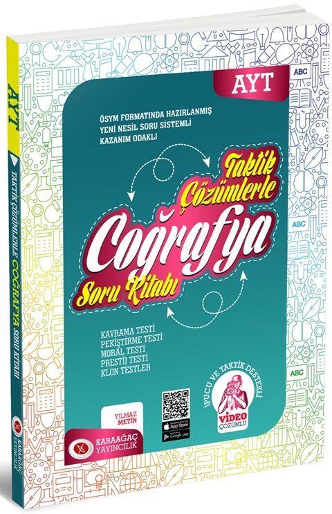 Karaağaç Yayınları AYT Coğrafya Taktik Çözümlerle Soru Kitabı