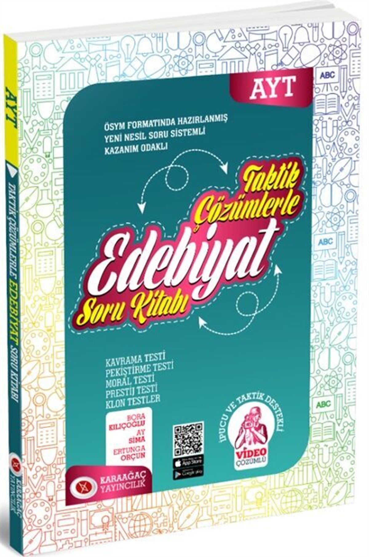 Karaağaç Yayınları AYT Edebiyat Taktik Çözümlerle Soru Kitabı