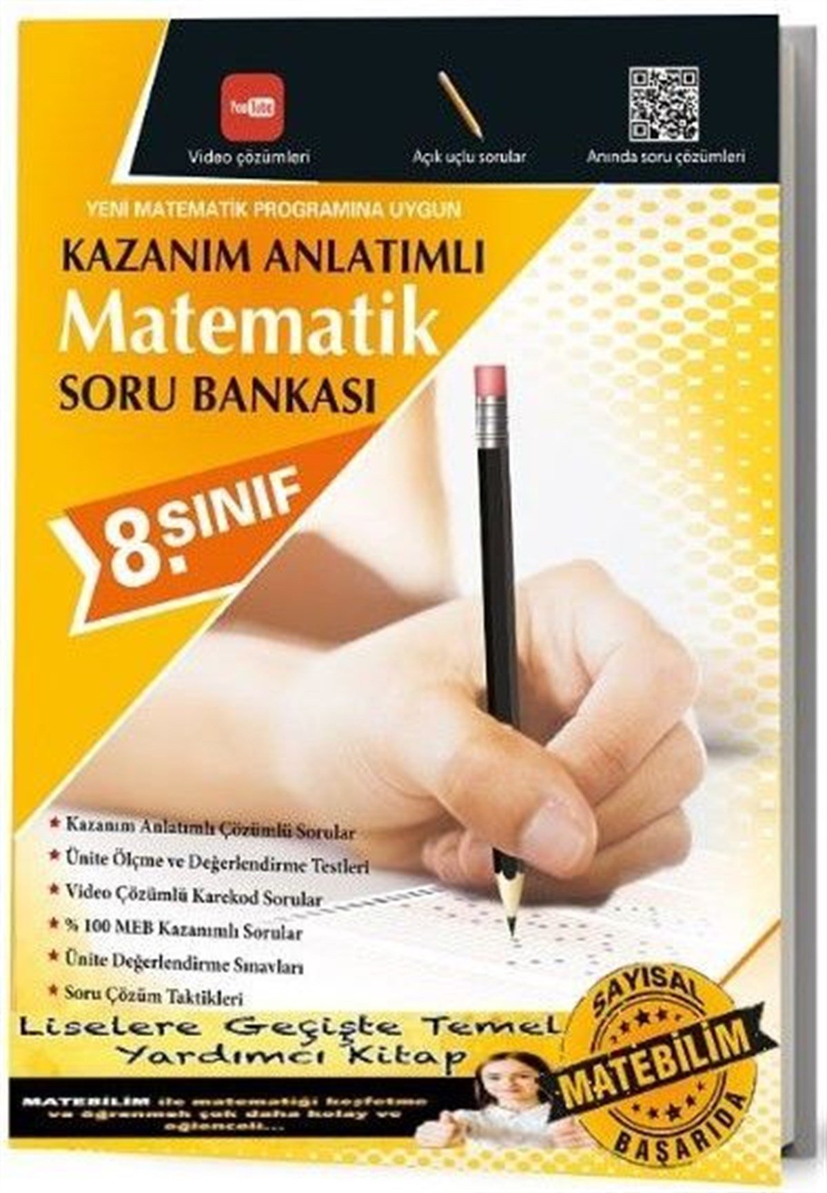 Karekod Yayınları 8. Sınıf Kazanım Anlatımlı Matematik Soru Bankası