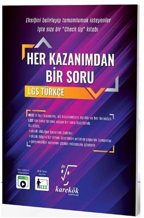 Karekök Yayınları 8. Sınıf LGS Tükçe Her Kazanımdan Bir Soru