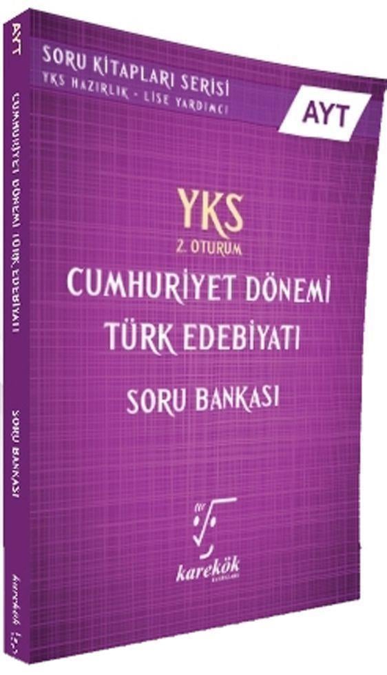 Karekök Yayınları AYT Cumhuriyet Dönemi Türk Edebiyatı Soru Bankası