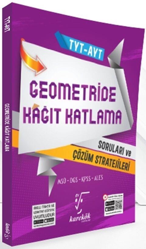 Karekök Yayınları TYT AYT Geometride Kağıt Katlama Soruları ve Çözüm Stratejileri