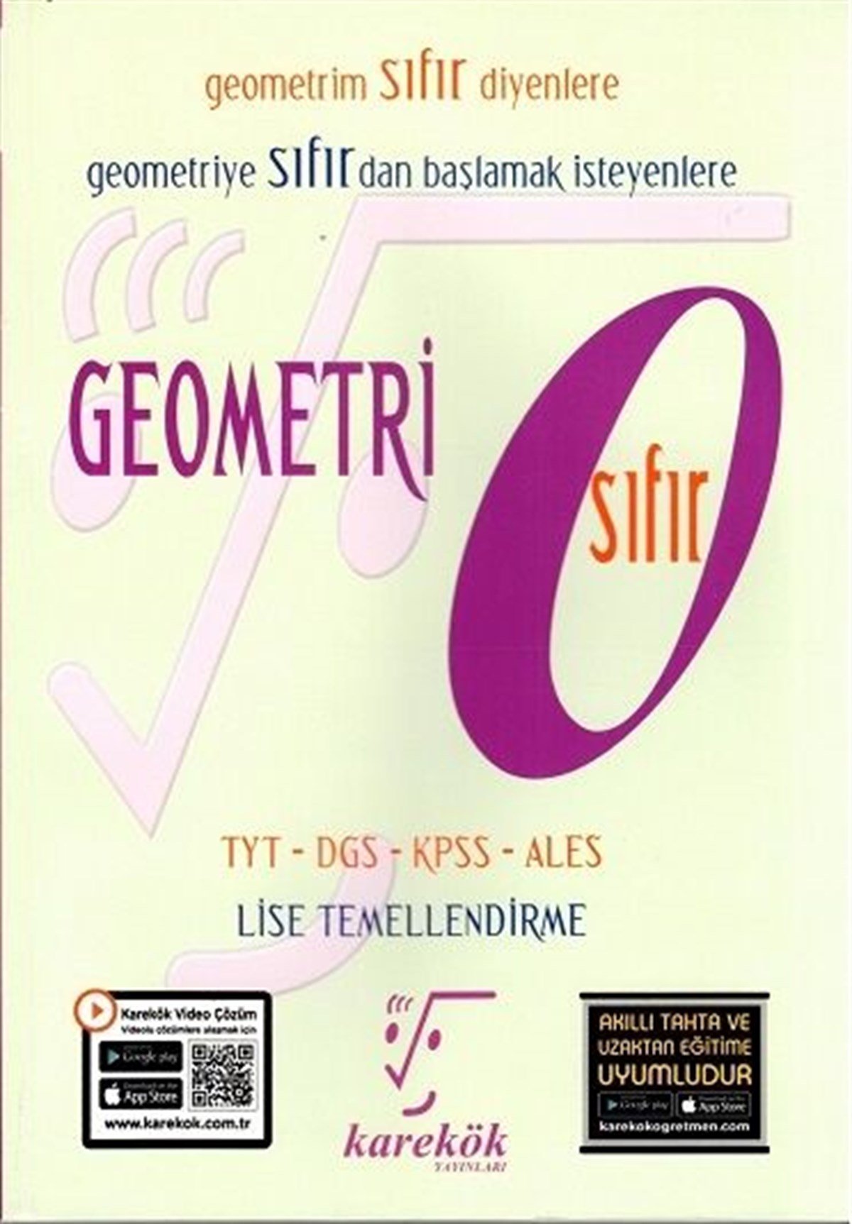 Karekök Yayınları TYT DGS KPSS ALES Geometri SIFIR Güncel