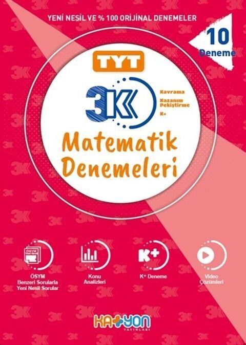 Katyon Yayınları TYT Matematik 3K 10 Deneme
