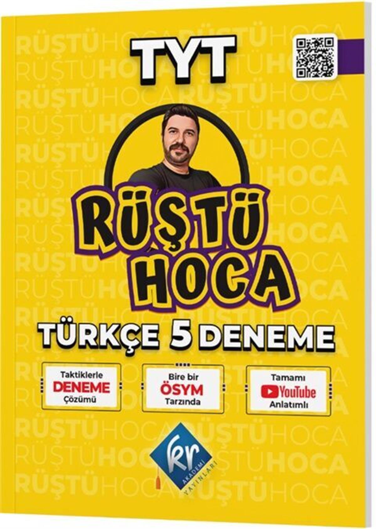 KR Akademi 2023 Rüştü Hoca TYT Türkçe 5 Deneme