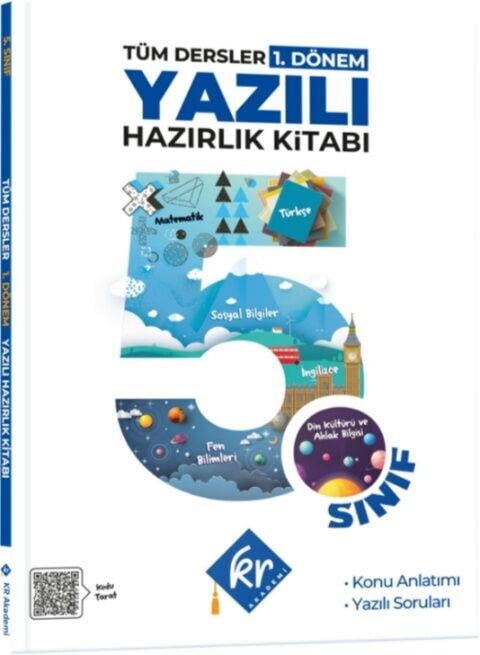 KR Akademi 5. Sınıf Tüm Dersler 1. Dönem Yazılı Hazırlık Kitabı