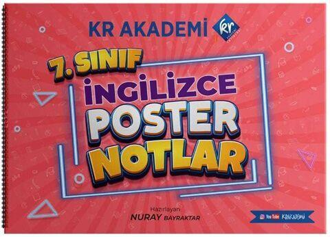 KR Akademi 7. Sınıf İngilizce Poster Notlar