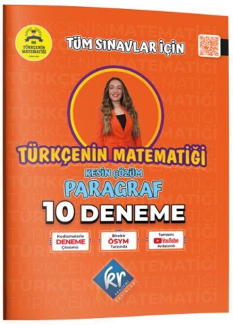 KR Akademi Gamze Hoca Türkçenin Matematiği Tüm Sınavlar İçin Paragraf 10 Deneme