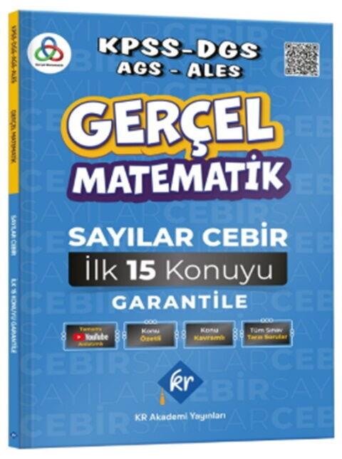KR Akademi Gerçel Matematik KPSS DGS AGS ALES Sayılar Cebir İlk 15 Konuyu Garantile