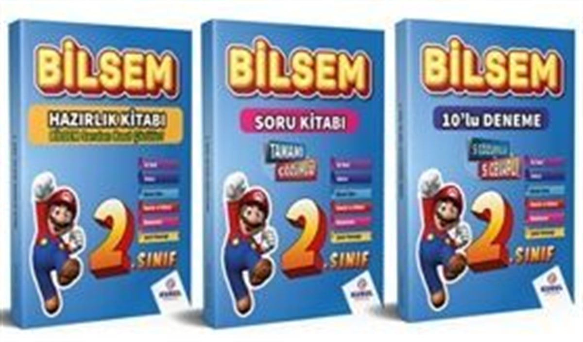 Kurul Yayıncılık 2. Sınıf BİLSEM Hazırlık Seti Konu Soru Deneme 3 lü Set