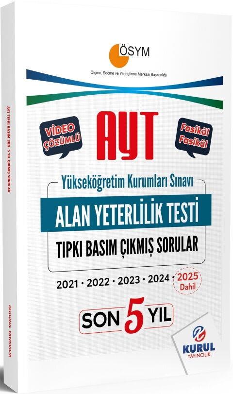 Kurul Yayıncılık AYT Son 4 Yıl Tıpkı Basım Çıkmış Sorular ve Video Çözümleri