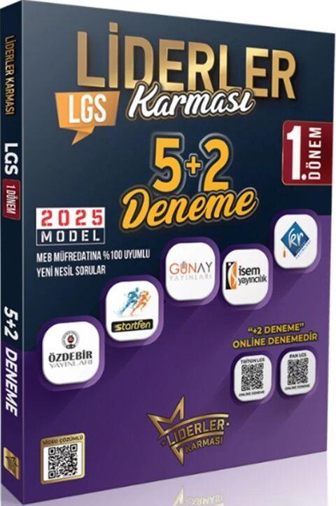 Liderler Karması 2025 Model 8. Sınıf LGS Tüm Dersler 5+2 Deneme