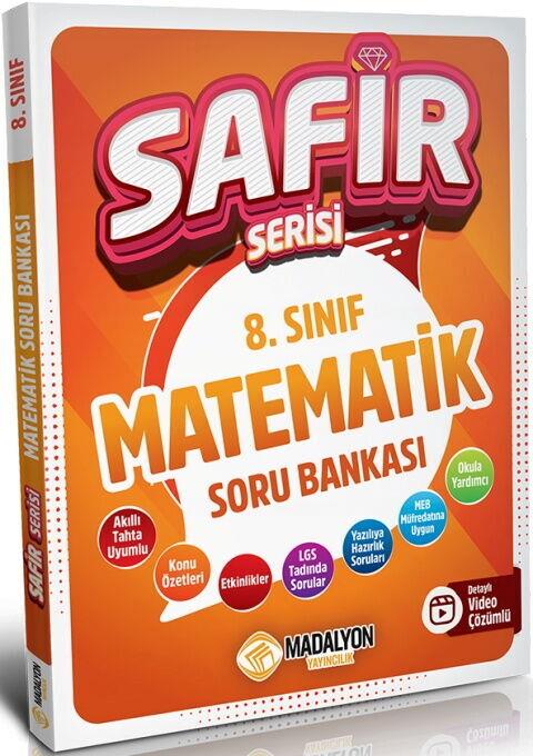 Madalyon Yayınları 8. Sınıf Matematik Safir Serisi Soru Bankası