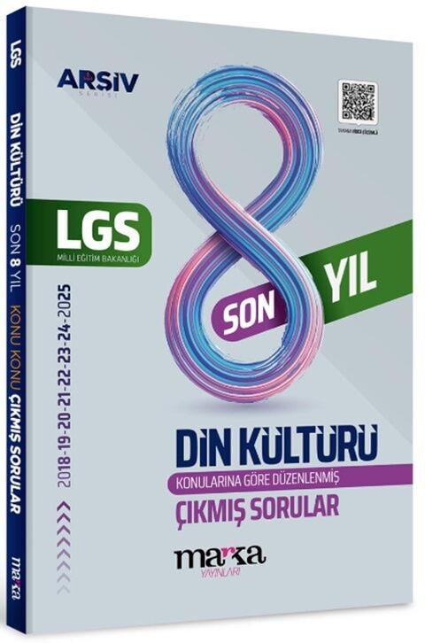 Marka Yayınları 8. Sınıf LGS Din Kültürü Konu Konu 8 Yıl Çıkmış Sorular