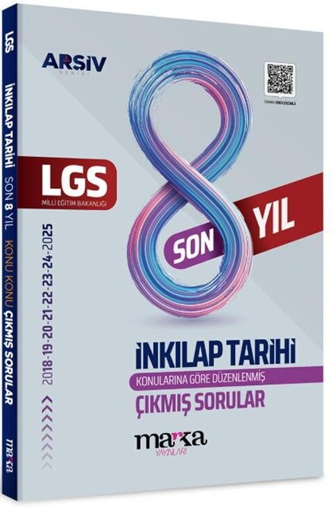 Marka Yayınları 8. Sınıf LGS İnkılap Tarihi Konu Konu 8 Yıl Çıkmış Sorular